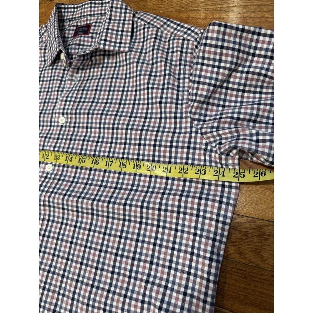 Untuckit Cascina Long Sleeve Button Up Shirt Men's Regular Fit X-Large Blue Mauv - Picture 3 of 9